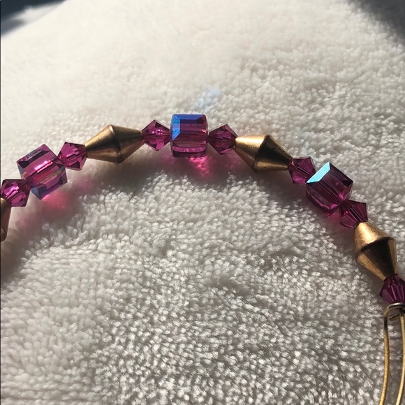 Alex And Ani Swarovski Pink Bangle - Picture 3 of 5